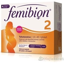 Femibion 2 tehotenstvo 28 tabliet + 28 kapsúl DHA 56 ks