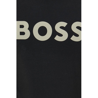 BOSS Orange Памучна тениска boss boss casual в черно с принт 50481923 (50481923)