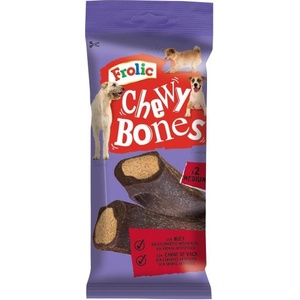 Frolic Снаксове за кучета Frolic Chewy Bones - 2 бр. / 170г