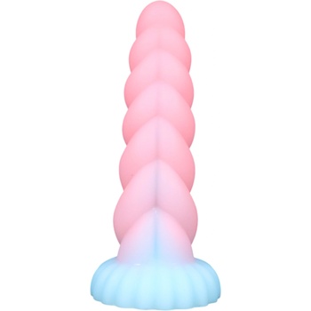 OgazR - светещ еднорог дилдо - 22см (дъга)
