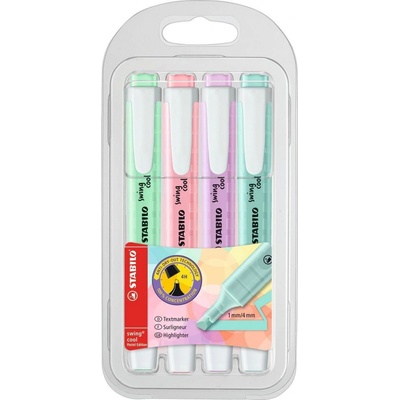 Stabilo 275-4-08 Swing cool Pastel Edition 4 ks