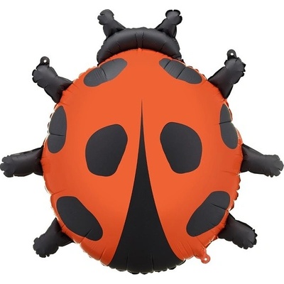 PartyDeco Balónek fóliový Beruška 85x83 cm