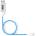 PAC Intelligent Power Cable - светещ кабел за iPhone, iPad и устройства с Lightning порт (син)