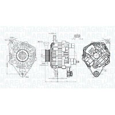 Alternátor MAGNETI MARELLI 063733526010