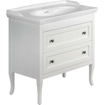 SAPHO Retro - Шкаф за мивка 84x80x43 см, 2 чекмеджета, антично бяло 1631 (1631)