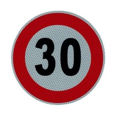 Nálepka omezená rychlost reflexní 30km