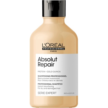 L'Oréal LOreal Professionnel Serie Expert Absolut Repair протеин + златна киноа шампоан за коса незабавно възстановяване на повърхността 300 ml