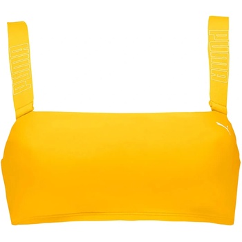 PUMA Bandeau bikini top - Yellow (Bright Orange)