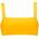 PUMA Bandeau bikini top - Yellow (Bright Orange)