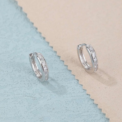 Jan Kos jewellery stříbrné náušnice MHT-2624/SW00