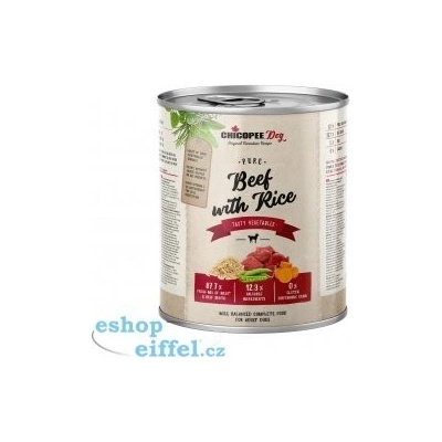 Chicopee Dog Pure Beef with Rice 800 g