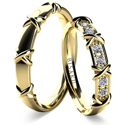 Bisaku Snubní Sonora BIS B32739175G Žluté zlato