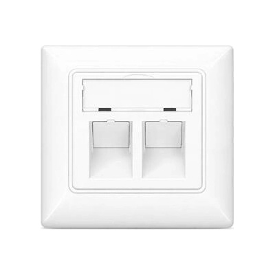 Modulárna zásuvka DATAWAY pre 2x keystone RJ45