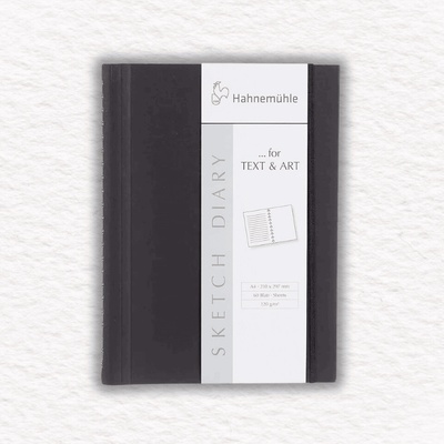 Hahnemühle skicár DIARY 120 gsm 60 listov špirálová väzba A4
