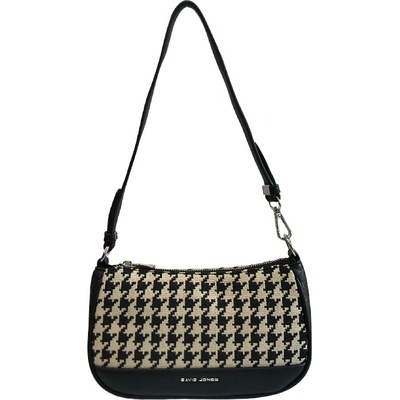 David Jones kabelka černo 6849-2 black bílá