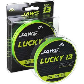 Mikado Pletená Šnúra Jaws Lucky 13 150 m 0,08 mm 6,8 kg