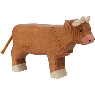 Holztiger Дървена фигурка Holztiger - Стоящо говедо (80556)