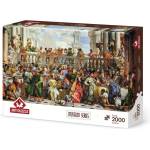 Art Puzzle Пъзел Art Puzzle от 2000 части - Сватбата в Кана, 1562 (42004)