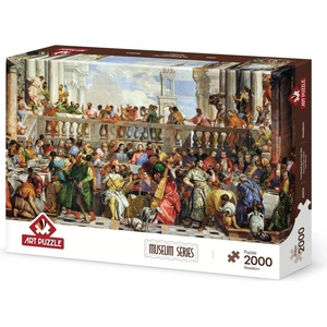 Art Puzzle Пъзел Art Puzzle от 2000 части - Сватбата в Кана, 1562 (42004)