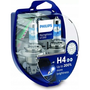 Philips RacingVision H4 GT200 +200% 12342RGTS2 BOX 2ks (2766)