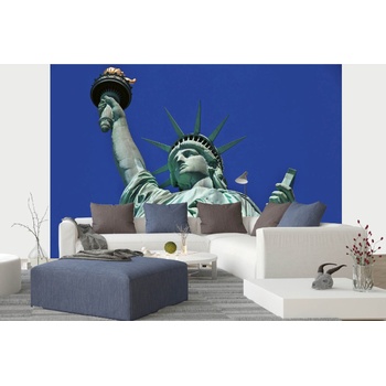 DIMEX ART s. r. o Самозалепваща се флизелинова фототапета статуята на свободата в ню йорк 375 x 250 см