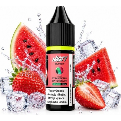 Nasty BURST Strawberry Watermelon 10 ml 20 mg