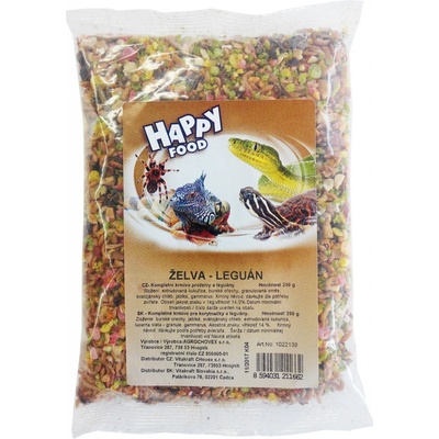 Happy Food Kompletní krmivo pro želvy a leguány 250 g – Zboží Dáma