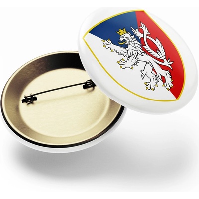CZECHMANIA Placka erb se lvem bílá