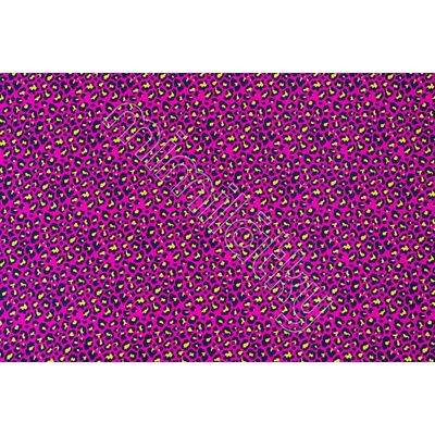 Leopard na růžové úplet