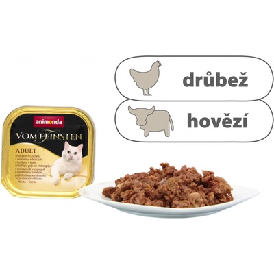 Animonda Vom Feinsten Adult hovězí, kuřecí 100 g – Zbozi.Blesk.cz