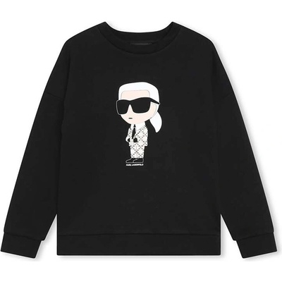 KARL LAGERFELD Детски суичър Karl Lagerfeld в черно с принт (Z30042.162.174)