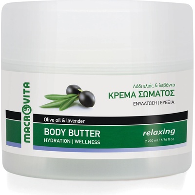 Macrovita Olive Oil Body butter relaxing - Relaxačné telové maslo 200 ml