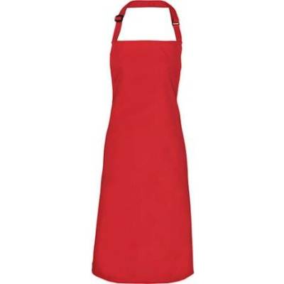 Premier Workwear Klasická zástěra za krk PR150 Salsa Pantone 187 72x86cm