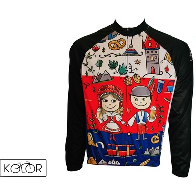 Kolor unisex s dlouhým rukávem CZECH trikolóra