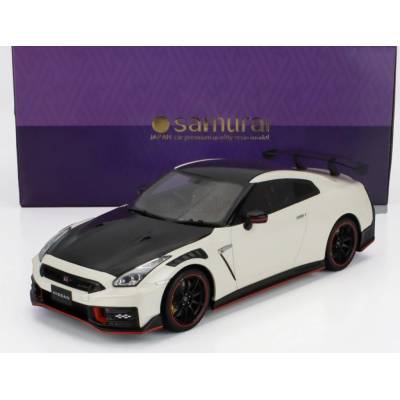 KyoshoResin Samurai Collection Nissan GT-R Nismo 2024 SP White 1:18