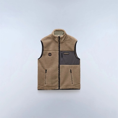 Napapijri Мъжки потник Napapijri Yupik Vest Mens - Beige/Green