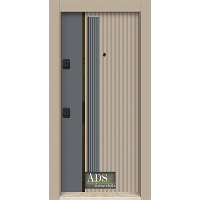 Starsteeldoor Блиндирана врата d-z-06 Кашмир - Антрацит (цена без монтаж)