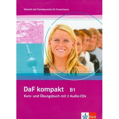 DaF kompakt B1 3. diel učebnice nemčiny a pracovný zošit vr. 2 audio CD