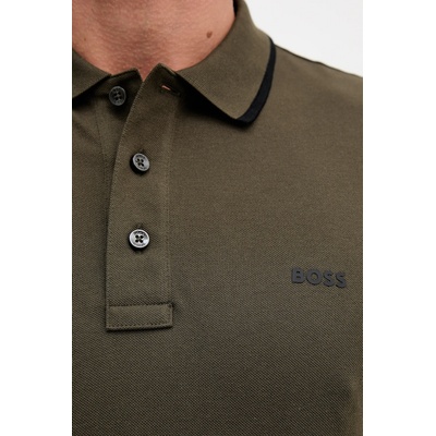 BOSS Памучна тениска с яка BOSS Parlay 190 (50494697)