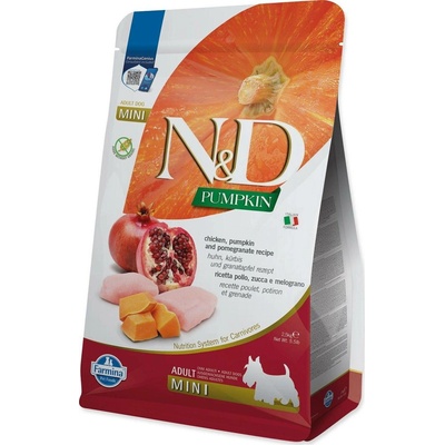 N&D Pumpkin adult mini kuřecí granátové jablko 2,5 kg