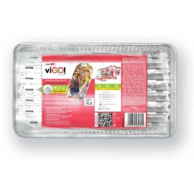QUICKPACK viGO! Grilovacie tácky 60µm 80g 34x23cm - 4 ks