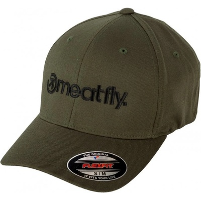 Meatfly Brand Flexfit OLIVE