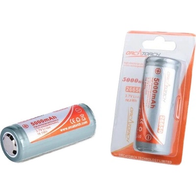 Orcatorch Líthiová batéria 26650 5000 mAh