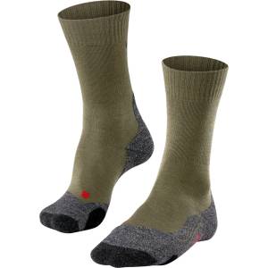 Falke Мъжки туристически чорапи Falke TK2 Walking socks - Olive - размер 39-41 (EU) (201-0471-0811)