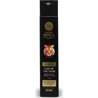 Natura Siberica Men energizující šampon na vlasy i tělo Fury of the Tiger 250 ml
