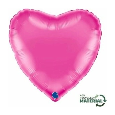 GRABO fóliový balónek Srdce fuchsiové 18 46cm nafukovací