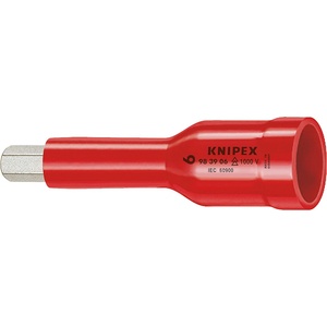 KNIPEX Шестоъгълен вложка 6 мм на квадрат 3/8" knipex 08920 (98 39 06)
