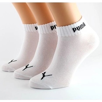 Puma ponožky QUARTER V 3 Pack Bílá