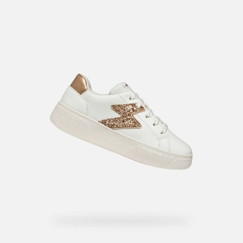 GEOX Бели детски кецове Geox Miroshi Geox | Byal | Момичешки | 36