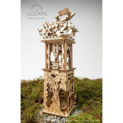 Ugears 3D mechanické puzzle Archbalista a věž 292 ks